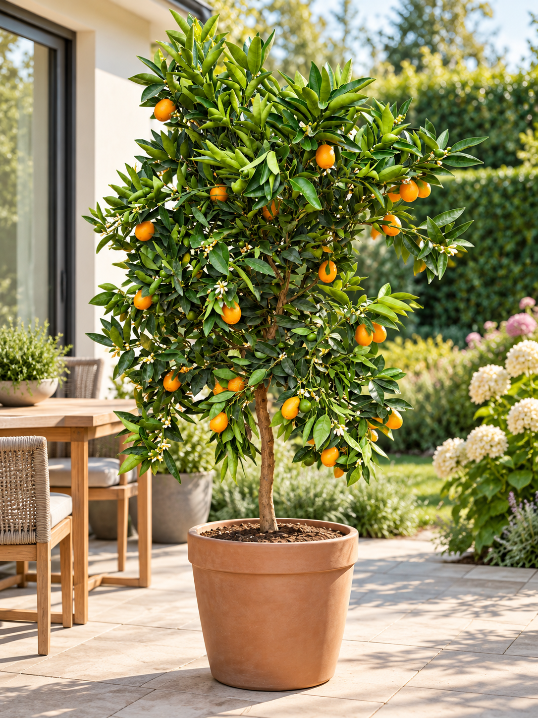 Citrus Kucle ca. 150 cm – Kumquat-Clementine, mediterraner Zitrusbaum für Terrasse & Wintergarten