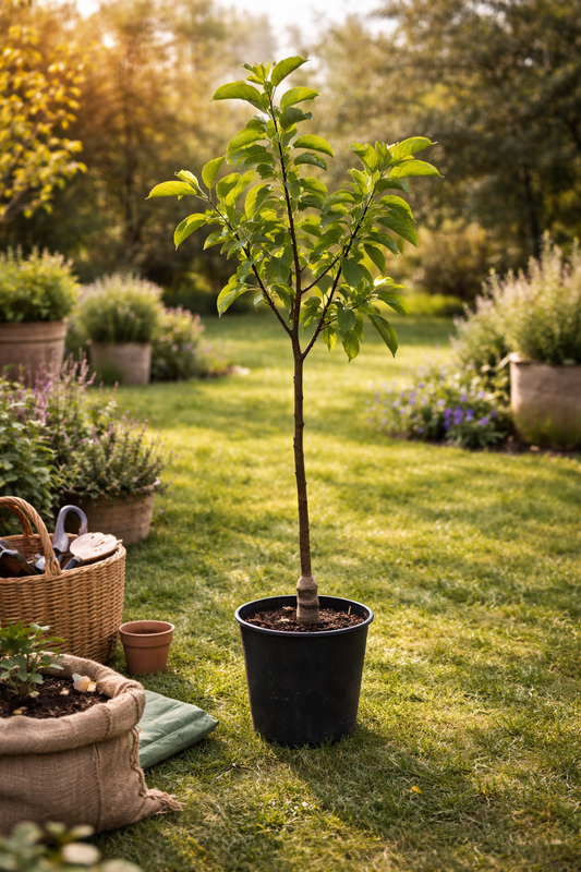 Apfelbaum Red Chief 100–140 cm – Malus domestica, Roter Herbstapfel, Ertragreich & Winterhart