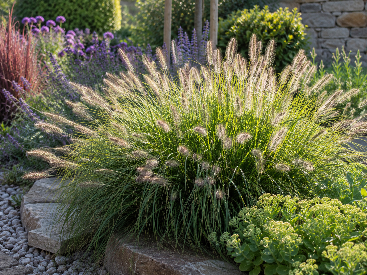 Pennisetum alopecuroides Hameln 0,5L – Lampenputzergras – winterhartes Ziergras für Garten, Beet & Kübel