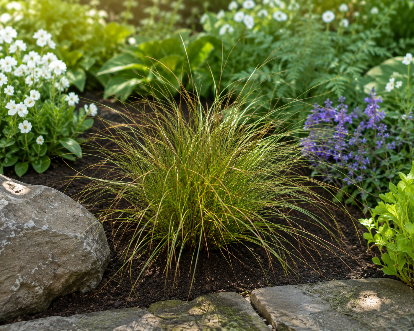 Carex brunnea Jenneke ca. 25 cm – Japan Segge – Immergrünes Ziergras für Garten, Balkon, Kübel & Beet
