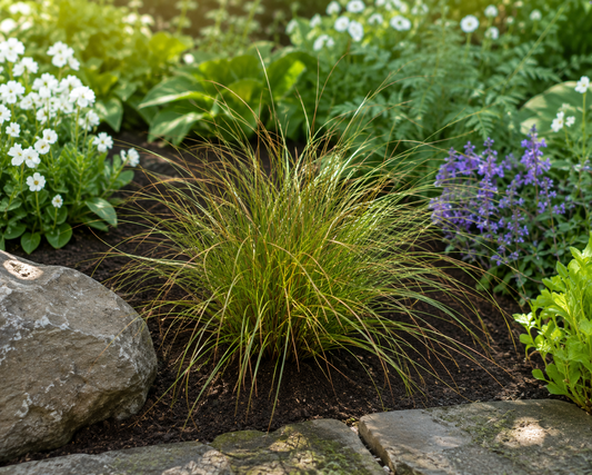 Carex brunnea Jenneke ca. 25 cm – Japan Segge – Immergrünes Ziergras für Garten, Balkon, Kübel & Beet