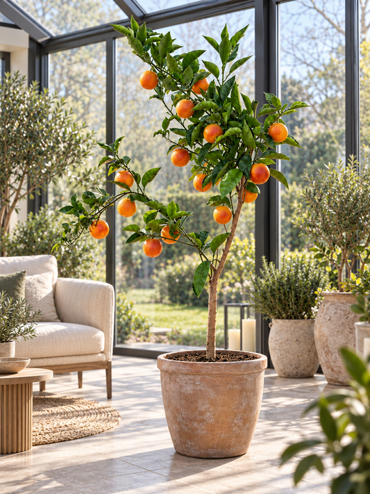 Tarocco Scirè Blutorange 100–120 cm – Citrus sinensis, sizilianischer Orangenbaum
