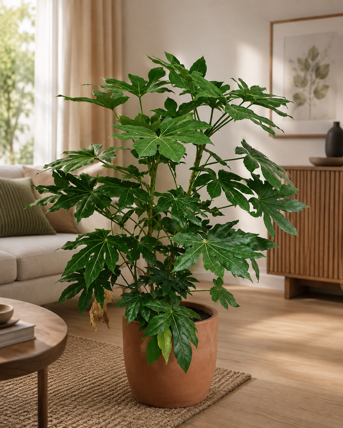 Zimmeraralie ca. 100 cm Fatsia japonica Zimmerpflanze