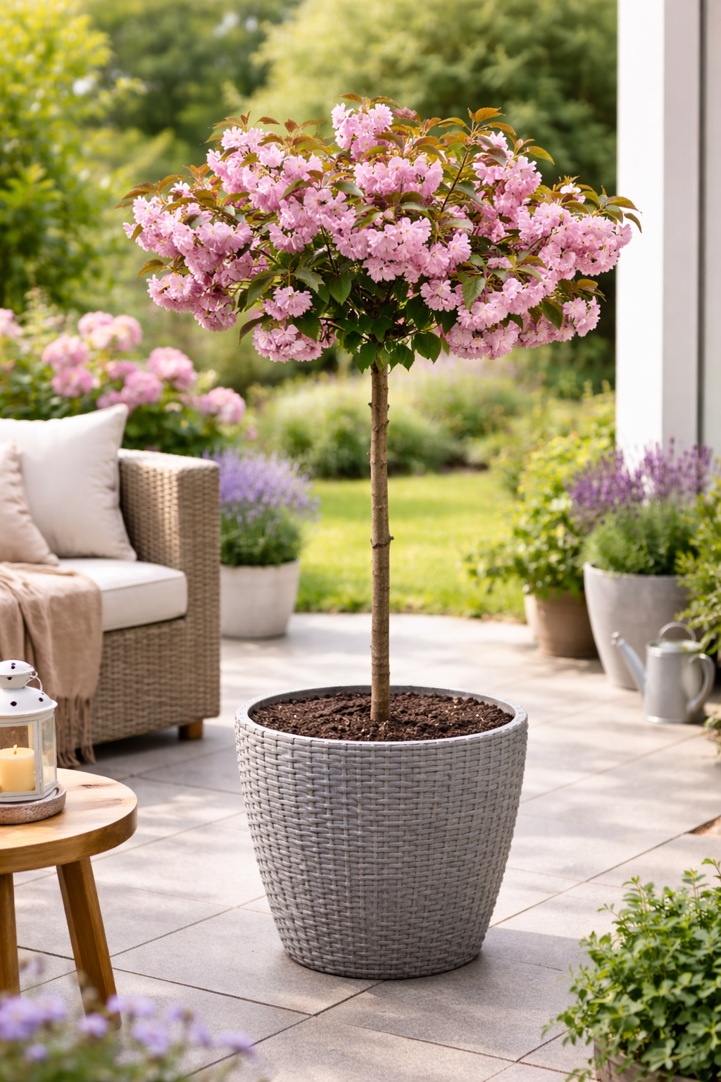 Prunus serrulata 'Kanzan' - japonská třešeň - okrasná třešeň