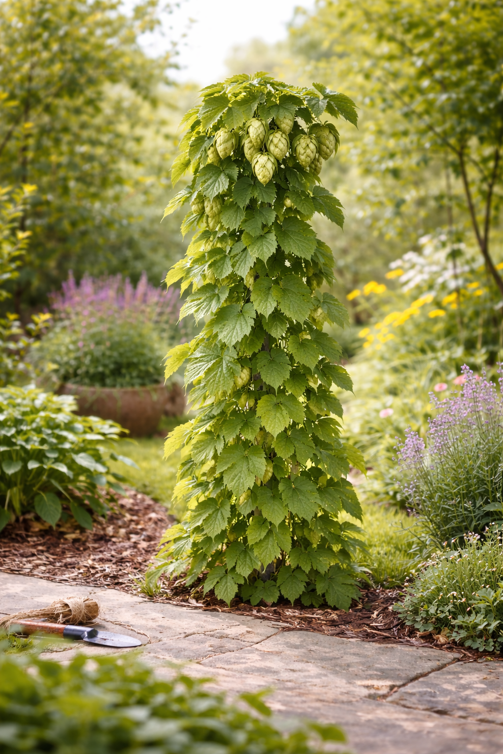 Hopfen - Humulus lupulus 40-60 cm - starkwachsende Kletterpflanze