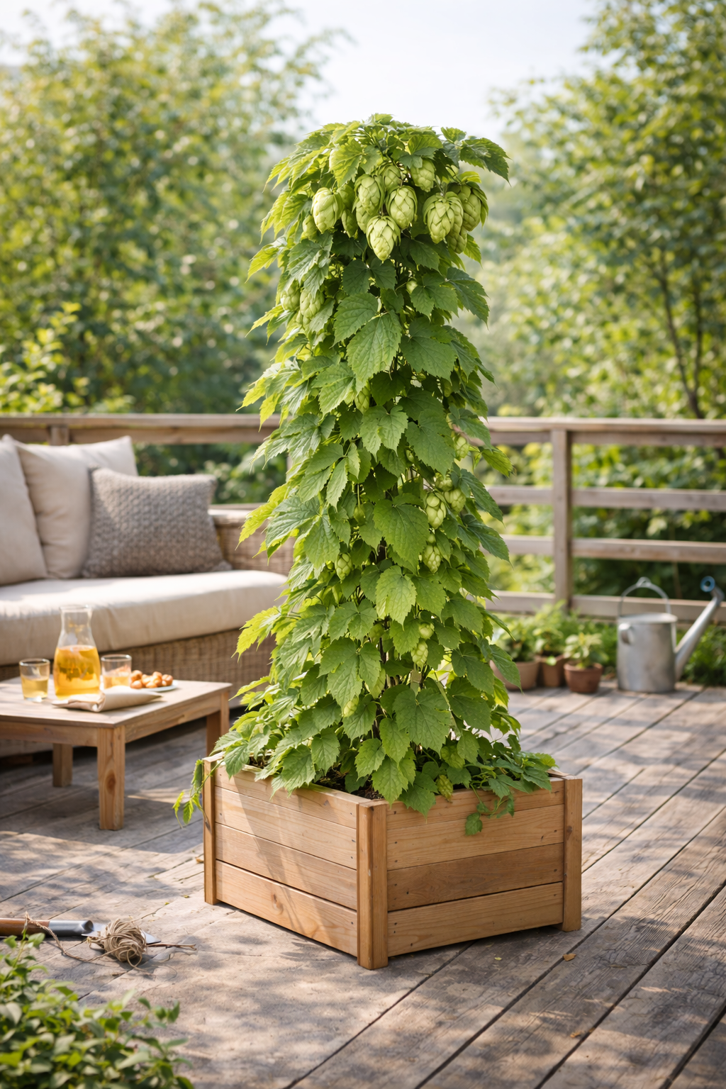 Hopfen - Humulus lupulus 40-60 cm - starkwachsende Kletterpflanze