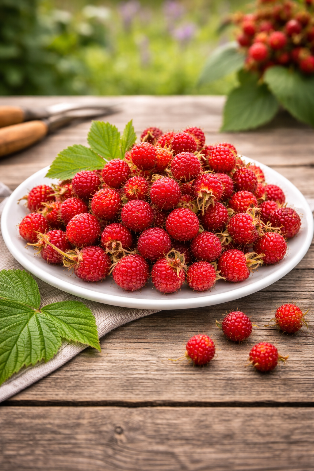 Japonský vinný bobule - Rubus Phoenicolasius