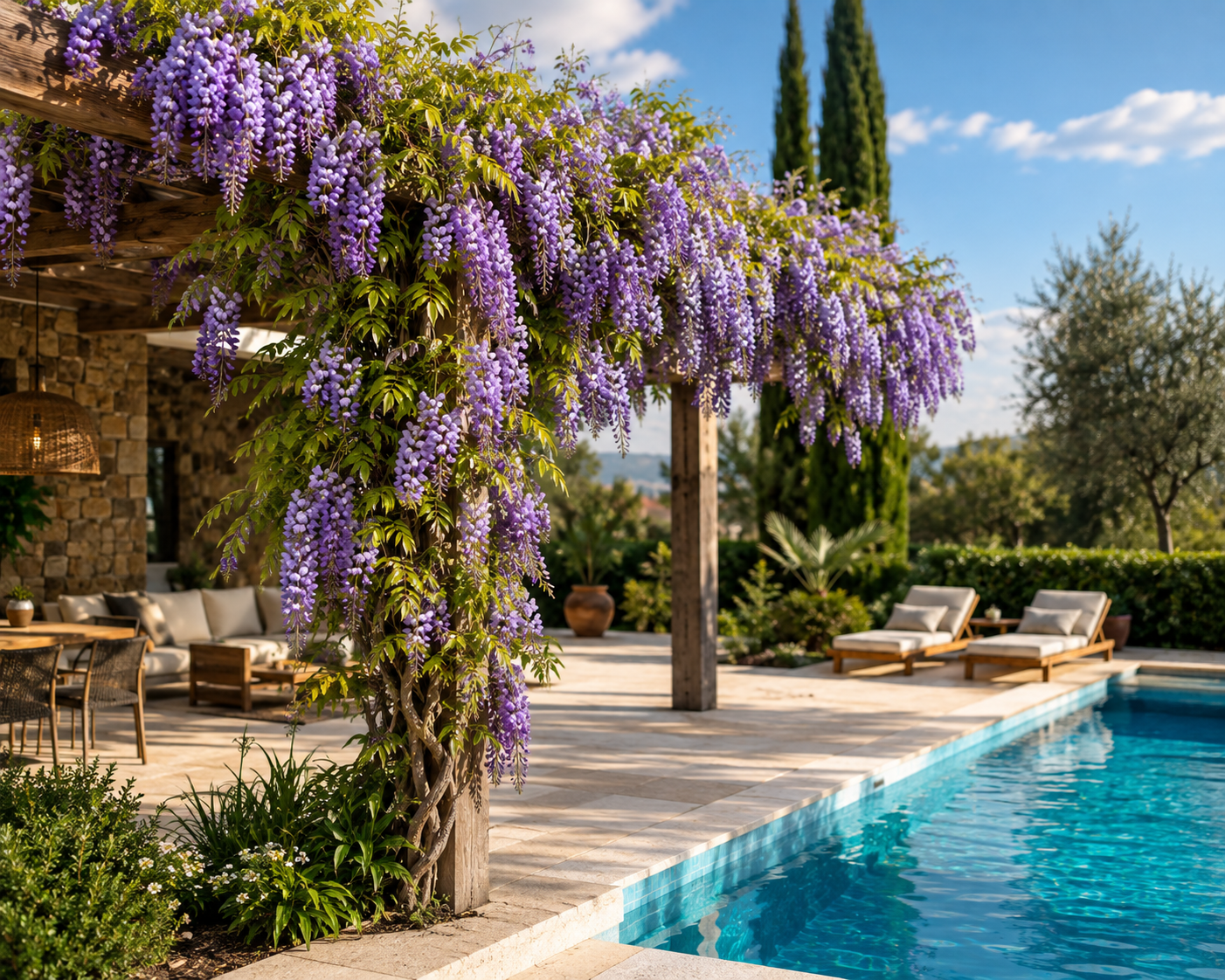 Wisteria formosa 'Issai' 120–160 cm – Blauregen, Glyzinie, Kletterpflanze für Garten, Pergola, Rankhilfe & Terrasse