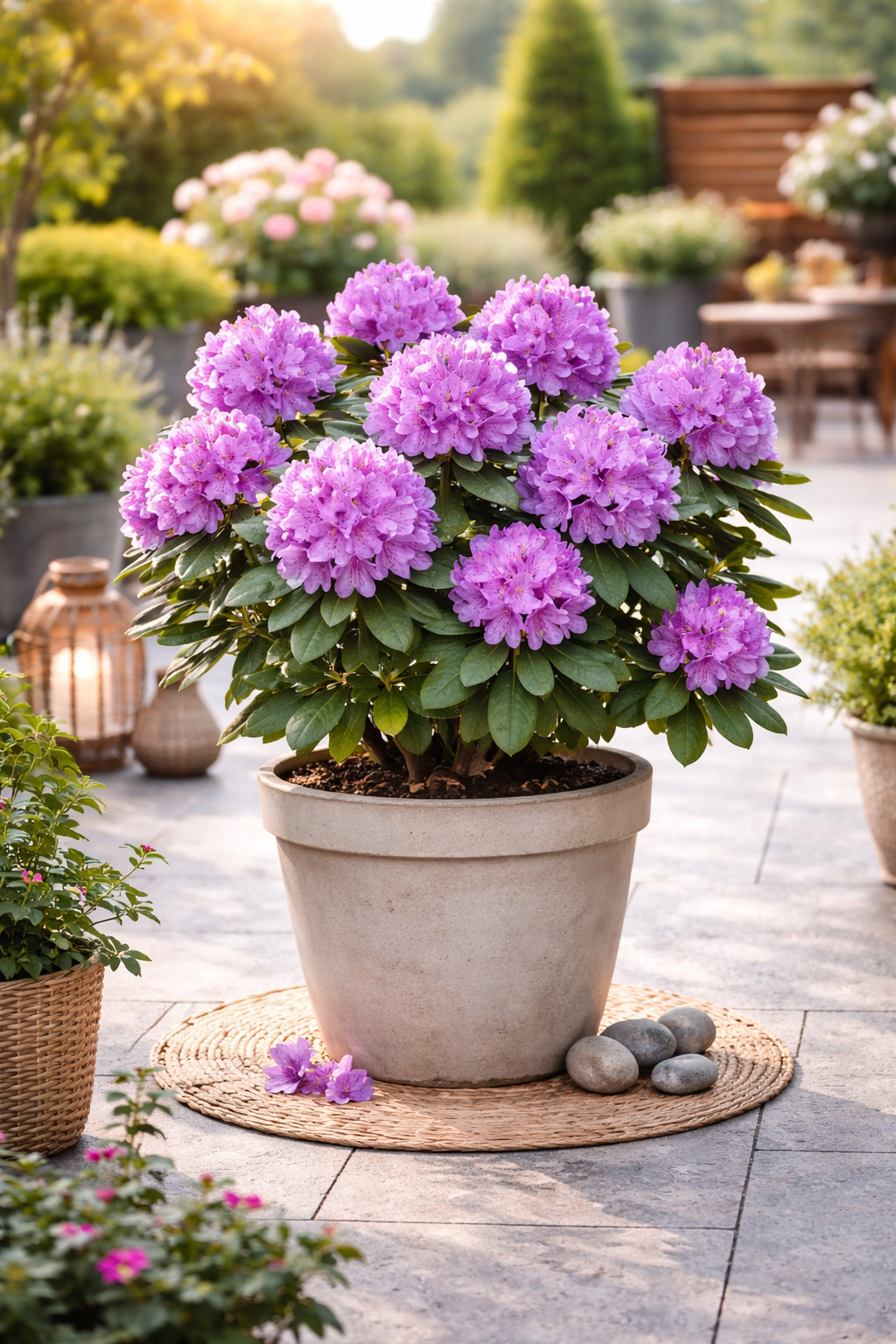 Rhododendron Catawbiense Purple 15–20 cm – Immergrüne Alpenrose mit violetten Blüten, winterhart & pflegeleicht