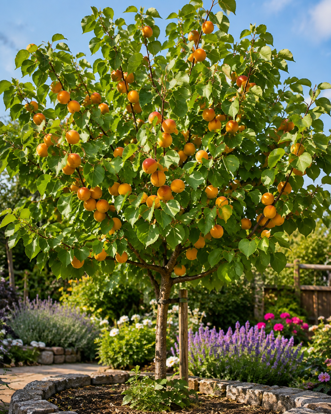 Aprikosenbaum „Prunus armeniaca“ 100–120 cm – Obstbaum für Garten & Kübel | Aprikose kaufen
