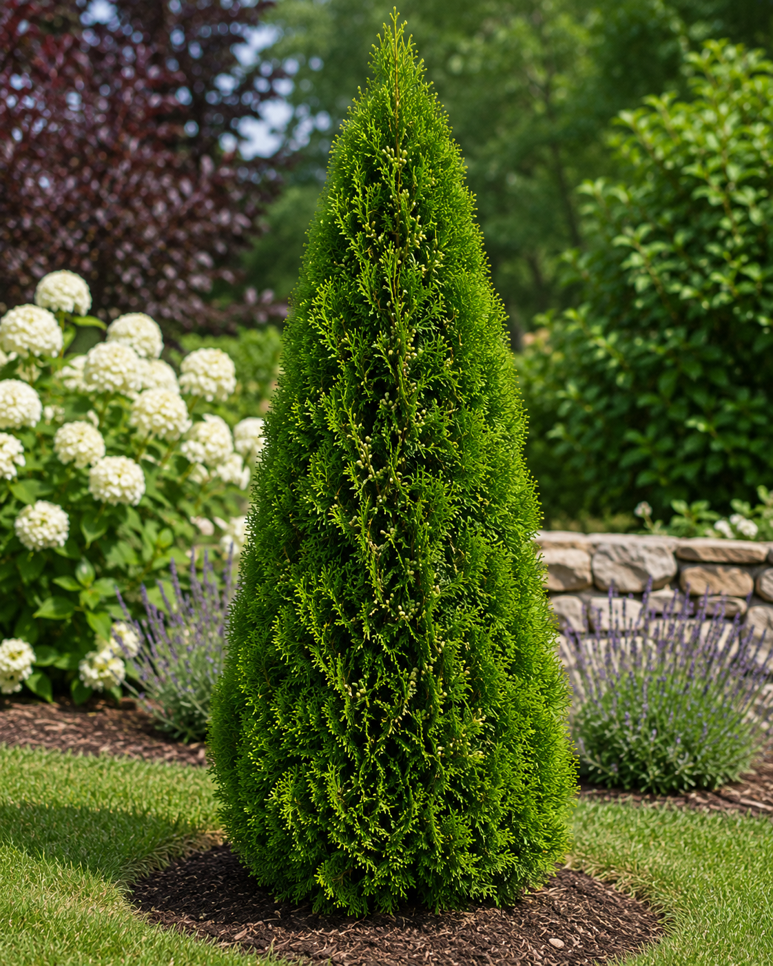 Thuja Smaragd 60–80 cm im P9 Topf – Lebensbaum Smaragd – Immergrüne Heckenpflanze – Thuja occidentalis Smaragd