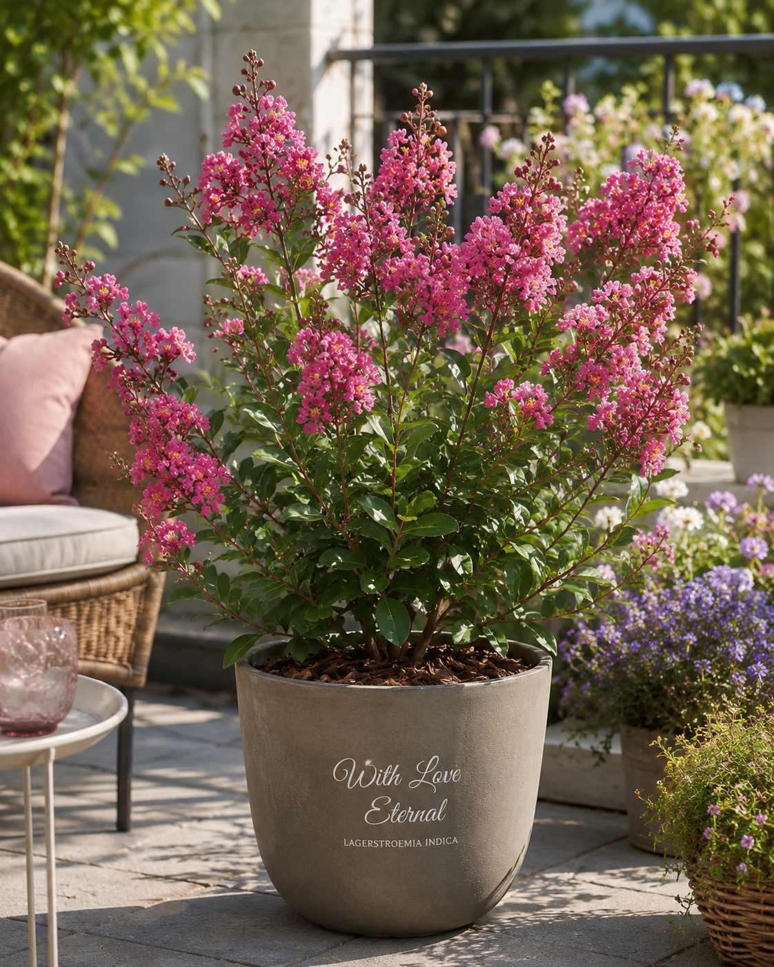 Lagerstroemia indica With Love Eternal® – Lagerstroemie | Indischer Flieder | Kreppmyrte ca. 40 cm
