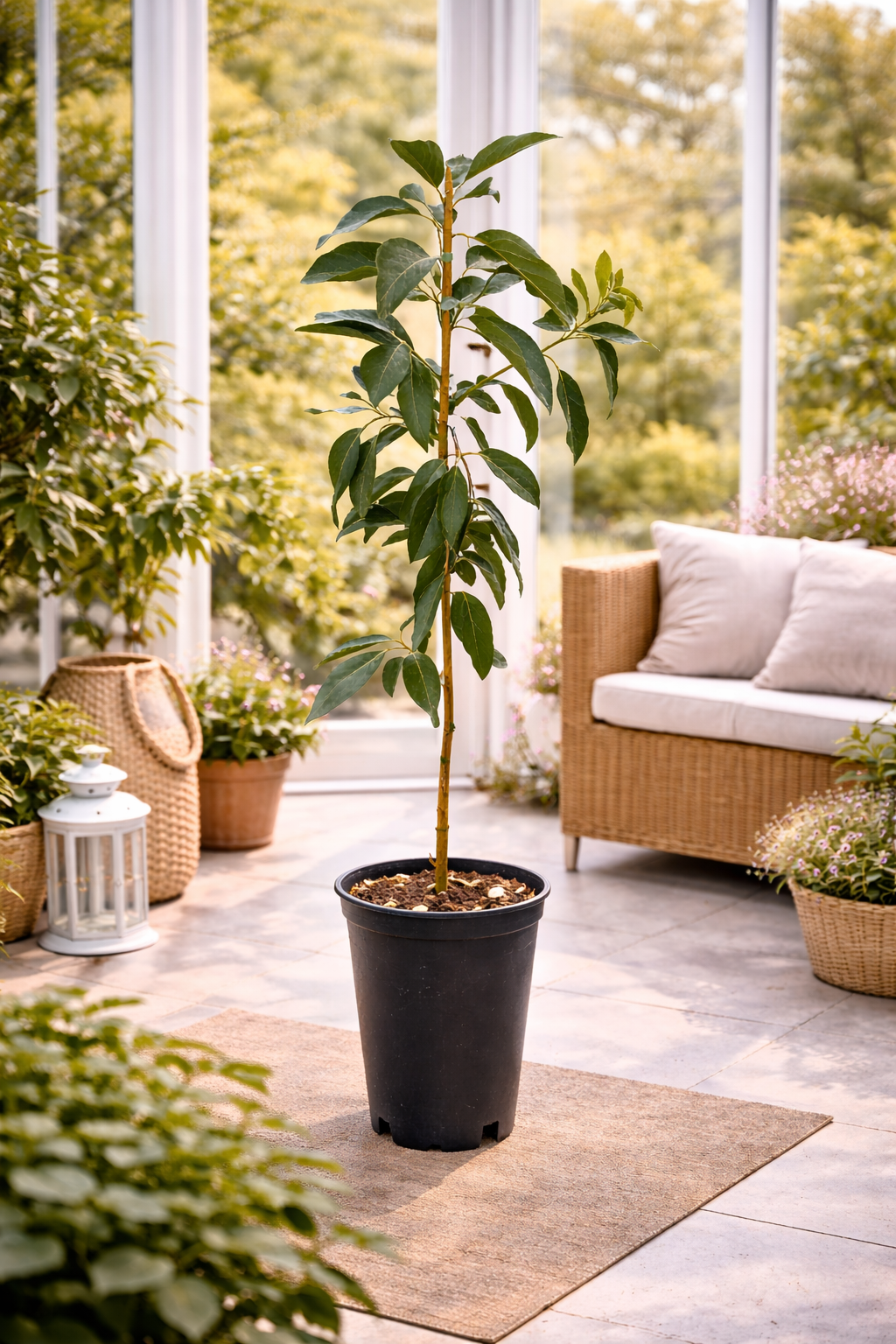 Avocadopflanze Ettinger 130–160 cm | Echter Avocadobaum im Topf, Zimmerpflanze & Kübelpflanze