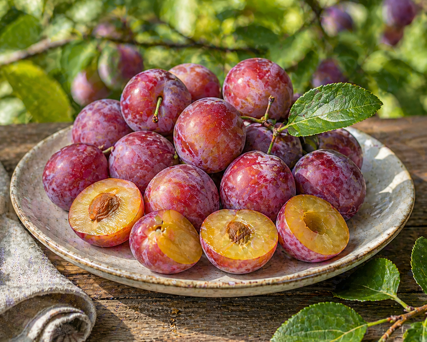 Pflaumenbaum ‘Reine Claude d’Althan’ 100–120 cm – Edelpflaume, Reneklode, Obstbaum winterhart