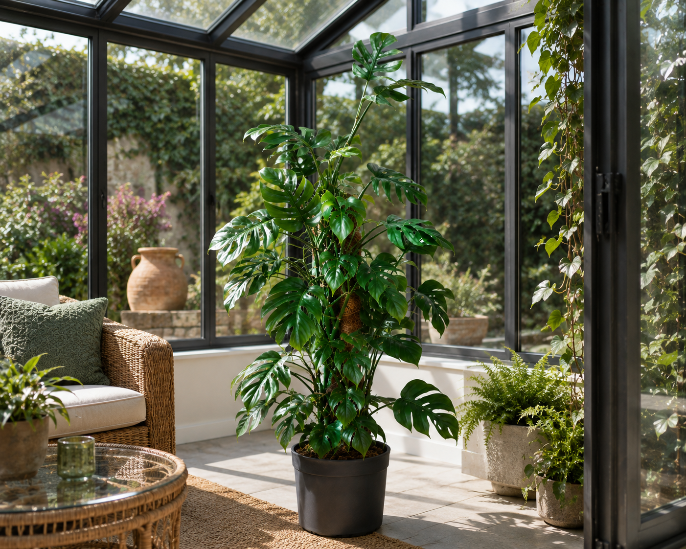 Rhaphidophora tetrasperma 80–100 cm – Mini Monstera, Fensterblatt & tropische Kletterpflanze