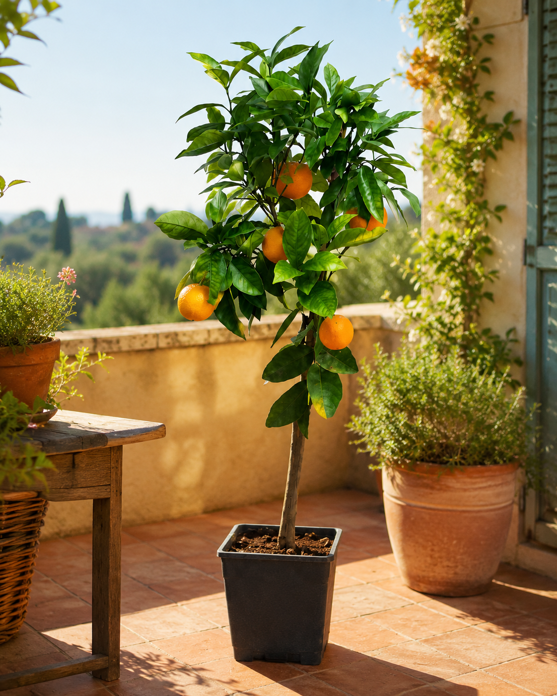 Citrus sinensis Sanguinello 120–140 cm – Blutorangenbaum Orangenbaum Mediterrane Zitruspflanze