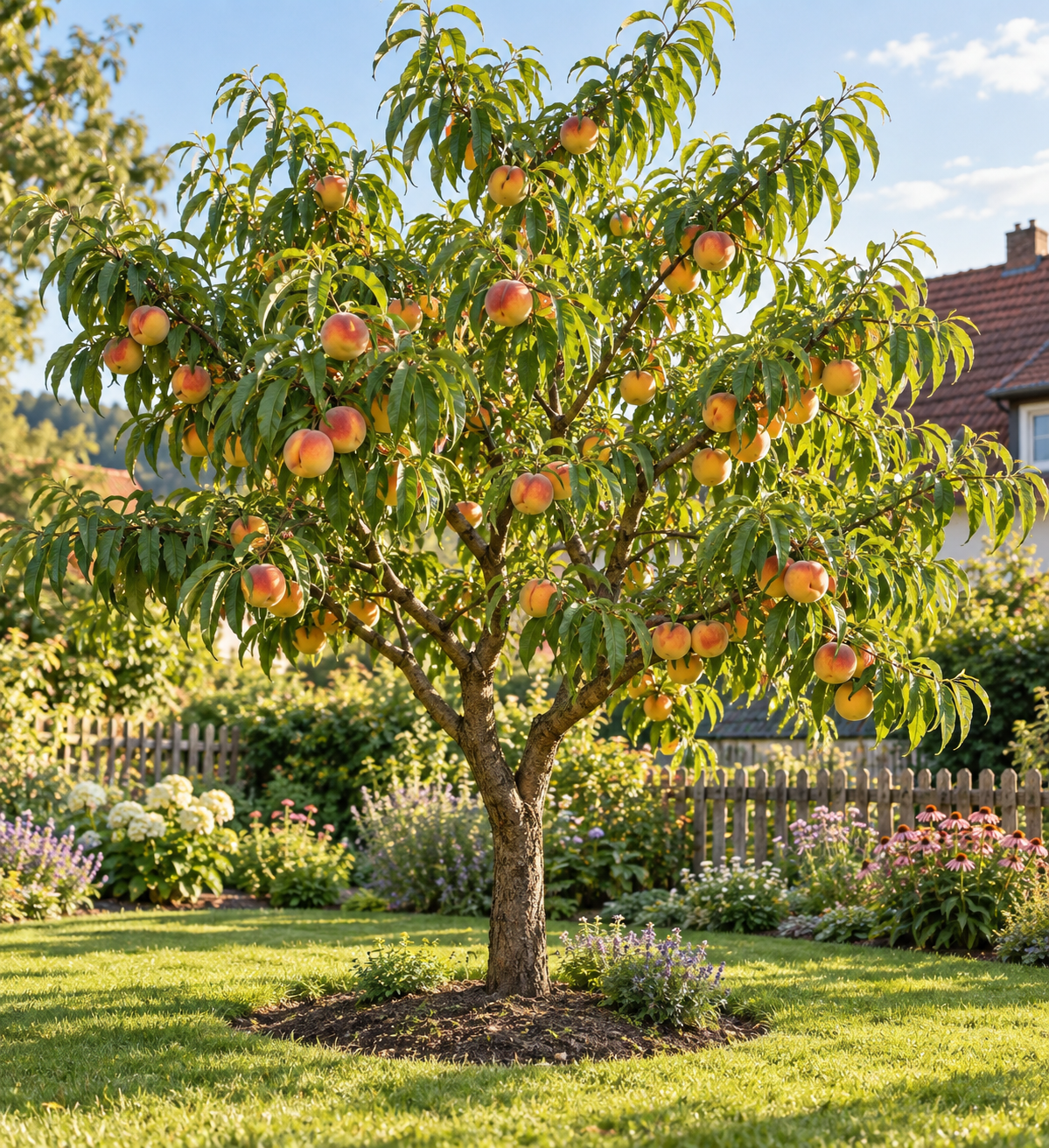 Prunus persica Baby Gold 170-200 cm / kmen 80-100 cm - Broskev - Ovocný strom