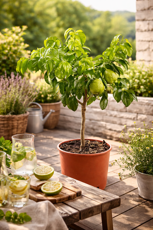 Bergamotte Pflanze 70–100 cm – Citrus Bergamia Fantastico – Echte Bergamotte Zitruspflanze Duftpflanze für Tee & Aromatherapie