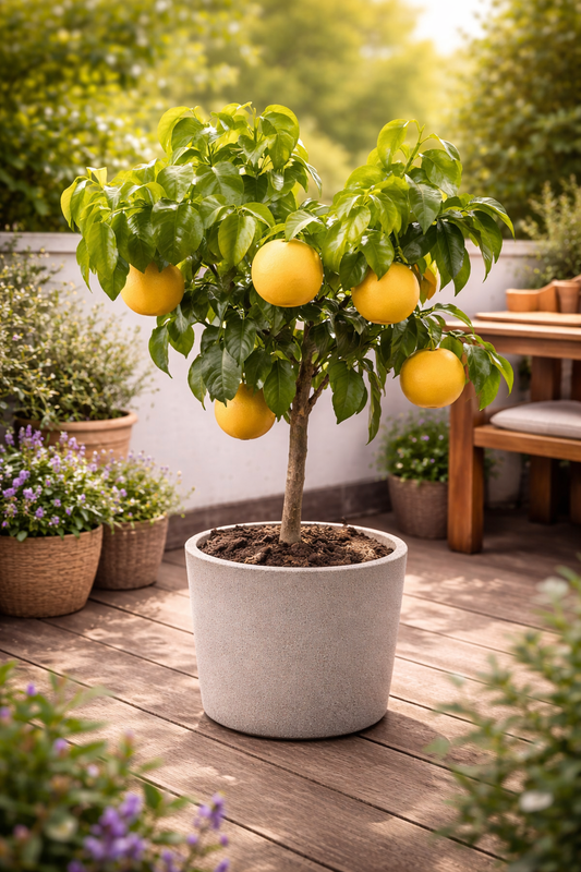 Citrus Paradisi (Grapefruitbaum) 70–100 cm – Pompelmusen Pflanze kaufen, exotischer Zitrusbaum für Haus & Garten