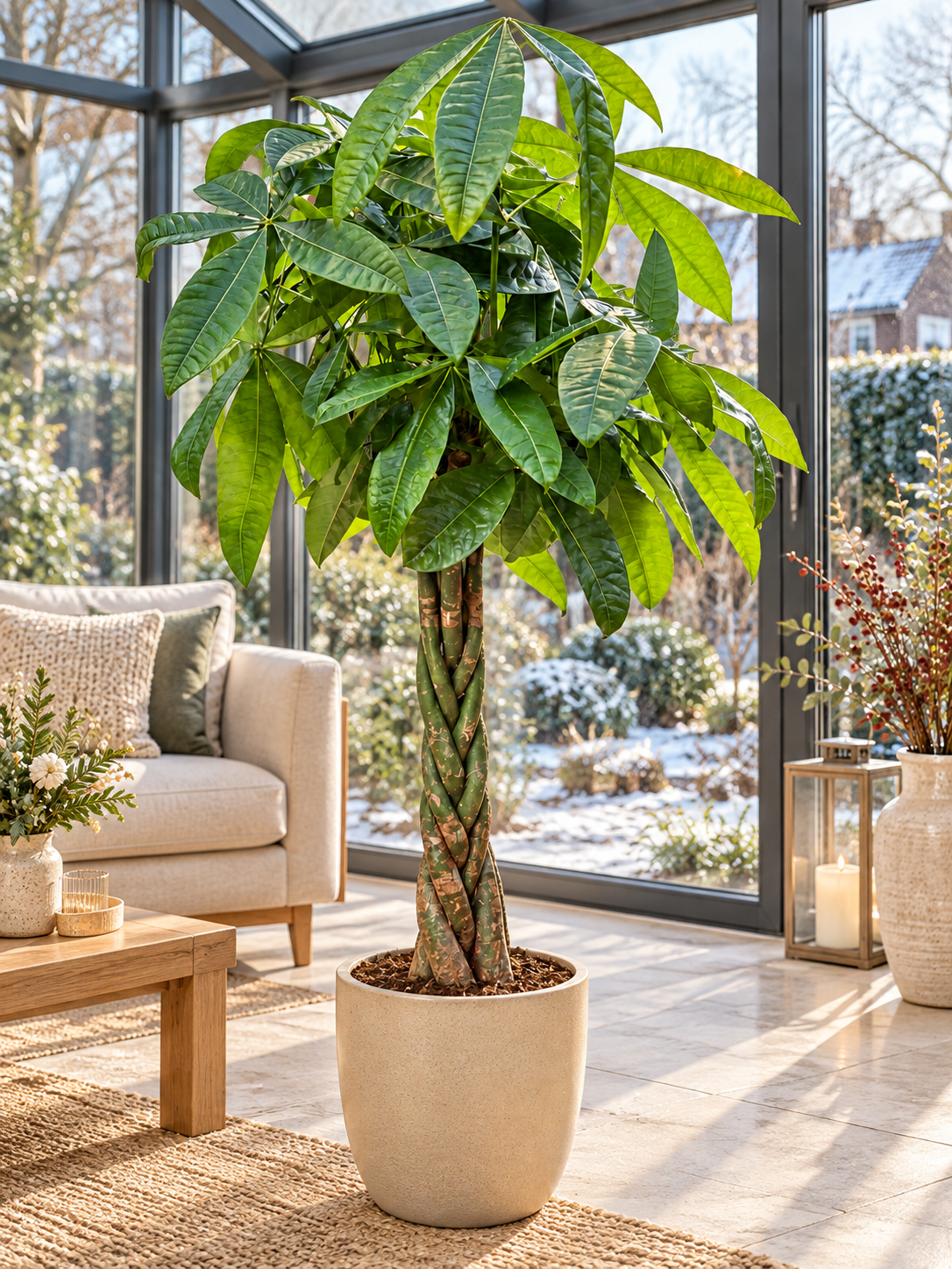 Pachira aquatica 160-190 cm Glückskastanie Zimmerpflanze