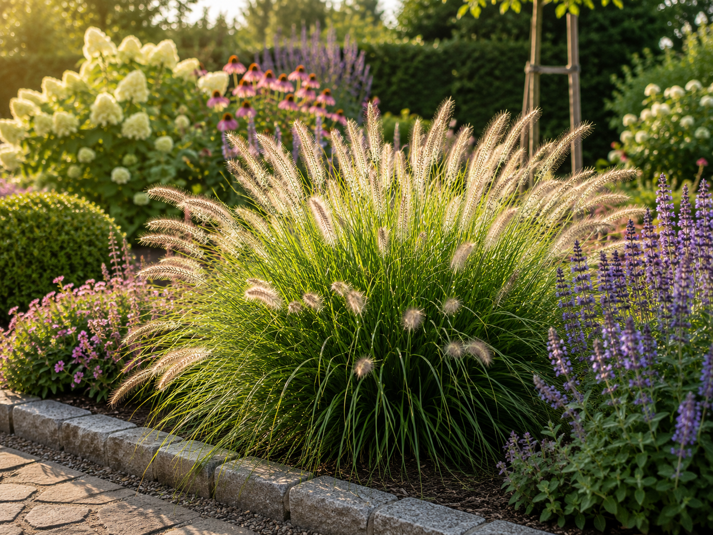 Pennisetum alopecuroides Hameln 0,5L – Lampenputzergras – winterhartes Ziergras für Garten, Beet & Kübel