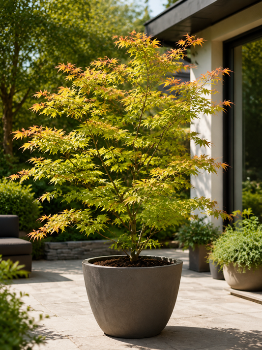 Acer palmatum ‘Orange Dream’ ca. 30 cm – Japanischer Fächerahorn mit leuchtender Herbstfärbung für Garten und Kübel