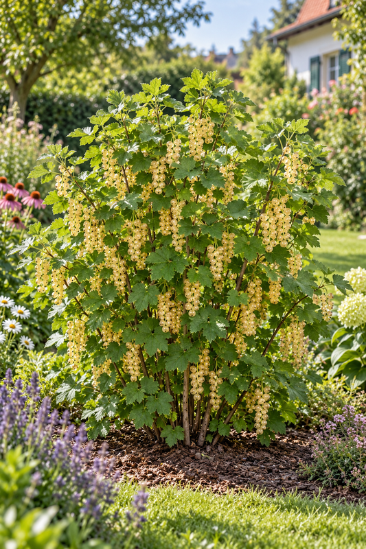 Weiße Johannisbeere ‘Witte Hollander’ 50–70 cm – Ribes rubrum, Beerenstrauch für Garten und Kübel