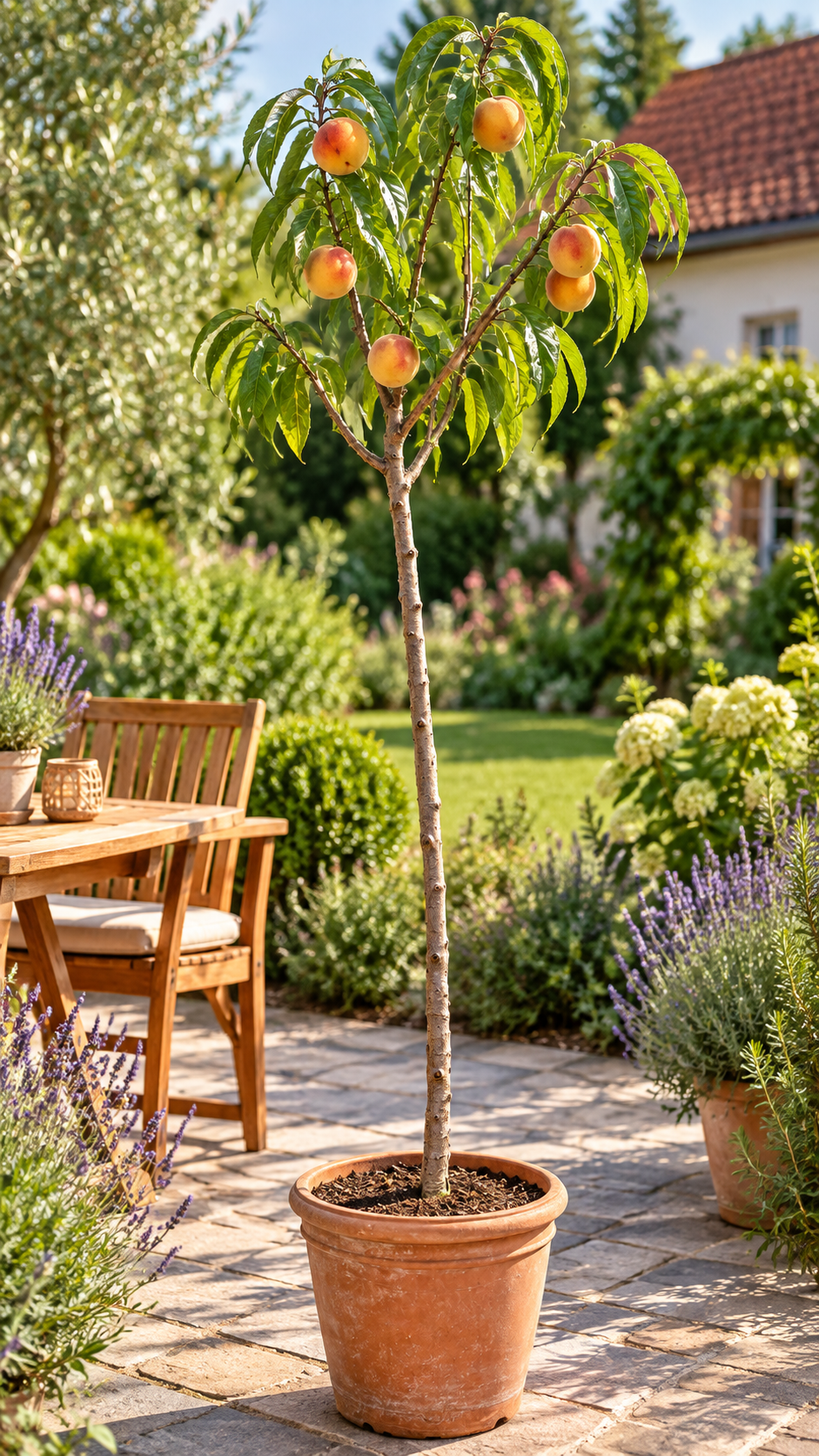 Prunus persica Baby Gold 170-200 cm / kmen 80-100 cm - Broskev - Ovocný strom