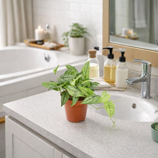 Monstera Siltepecana Exotische Zimmerpflanze | 20-30 cm | 12 cm Topf | Pflegeleicht, Schnellwachsend & Luftreinigend