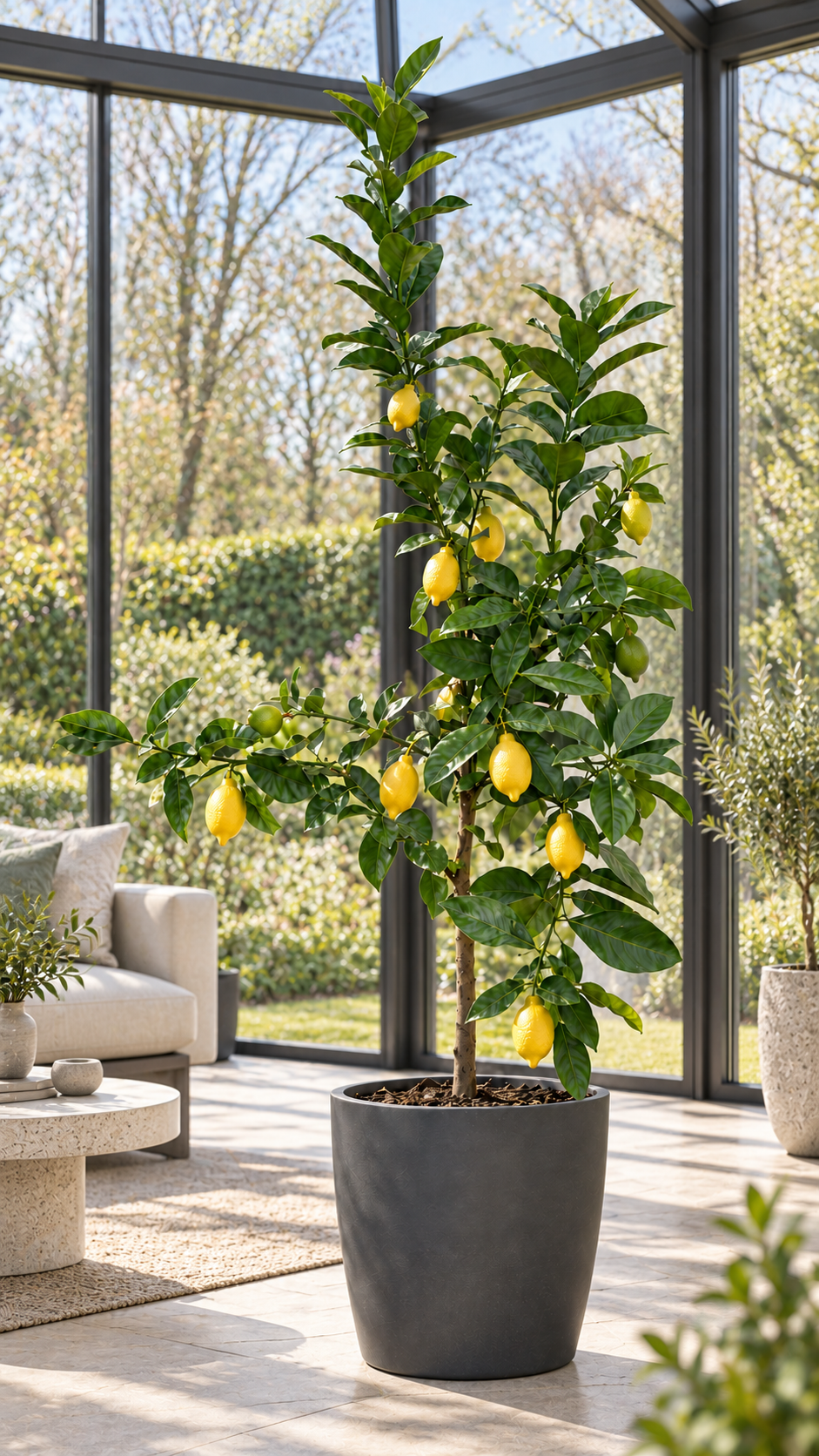 Limone Femminello Siracusano 2KR Zitronenbaum 100–120 cm – Sizilianische Zitrone für Terrasse und Wintergarten