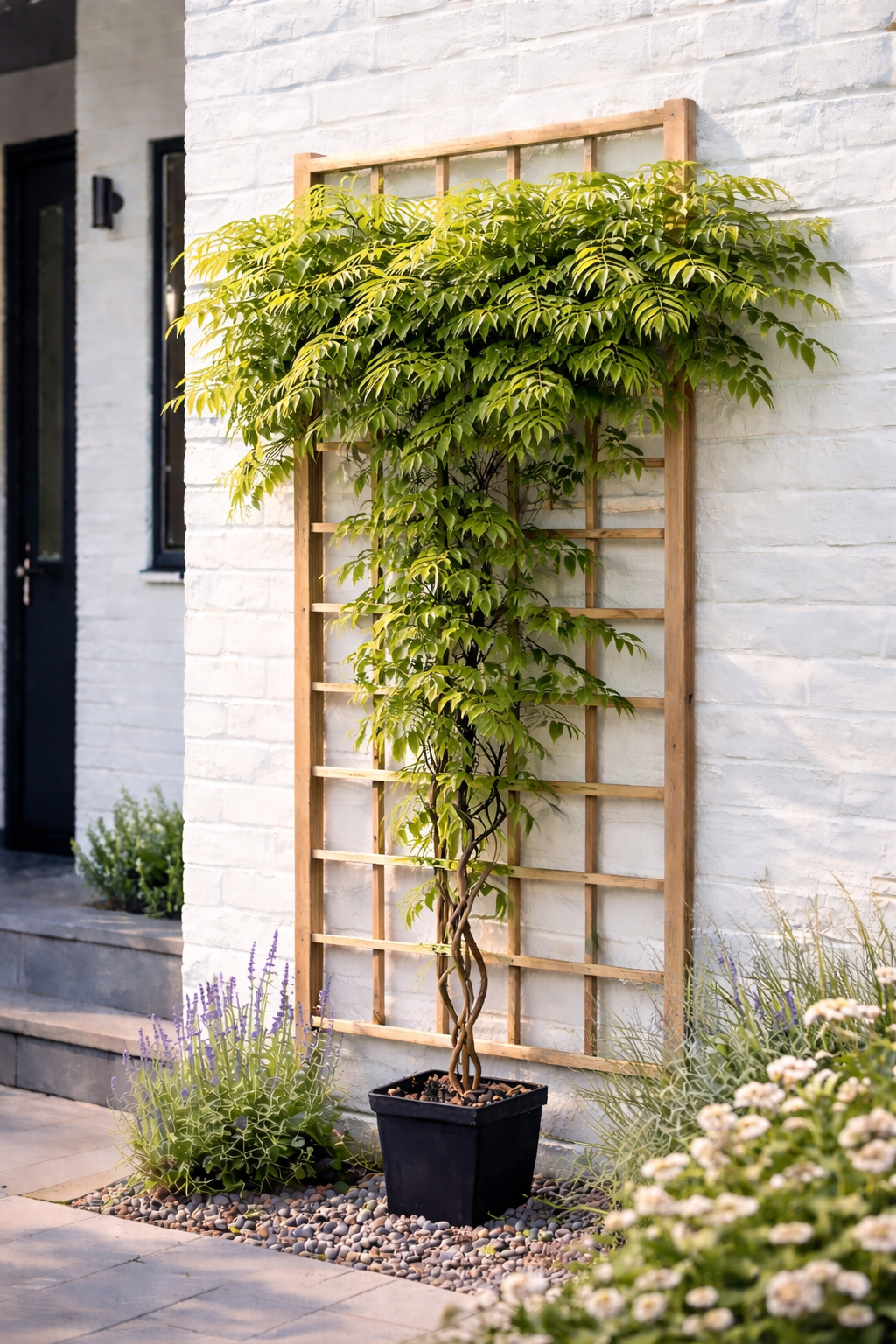 Wisteria sinensis Rosea 180-200 cm Rosa Blauregen Chinesischer Glyzinie  Kletterpflanze Duftend Winterhart