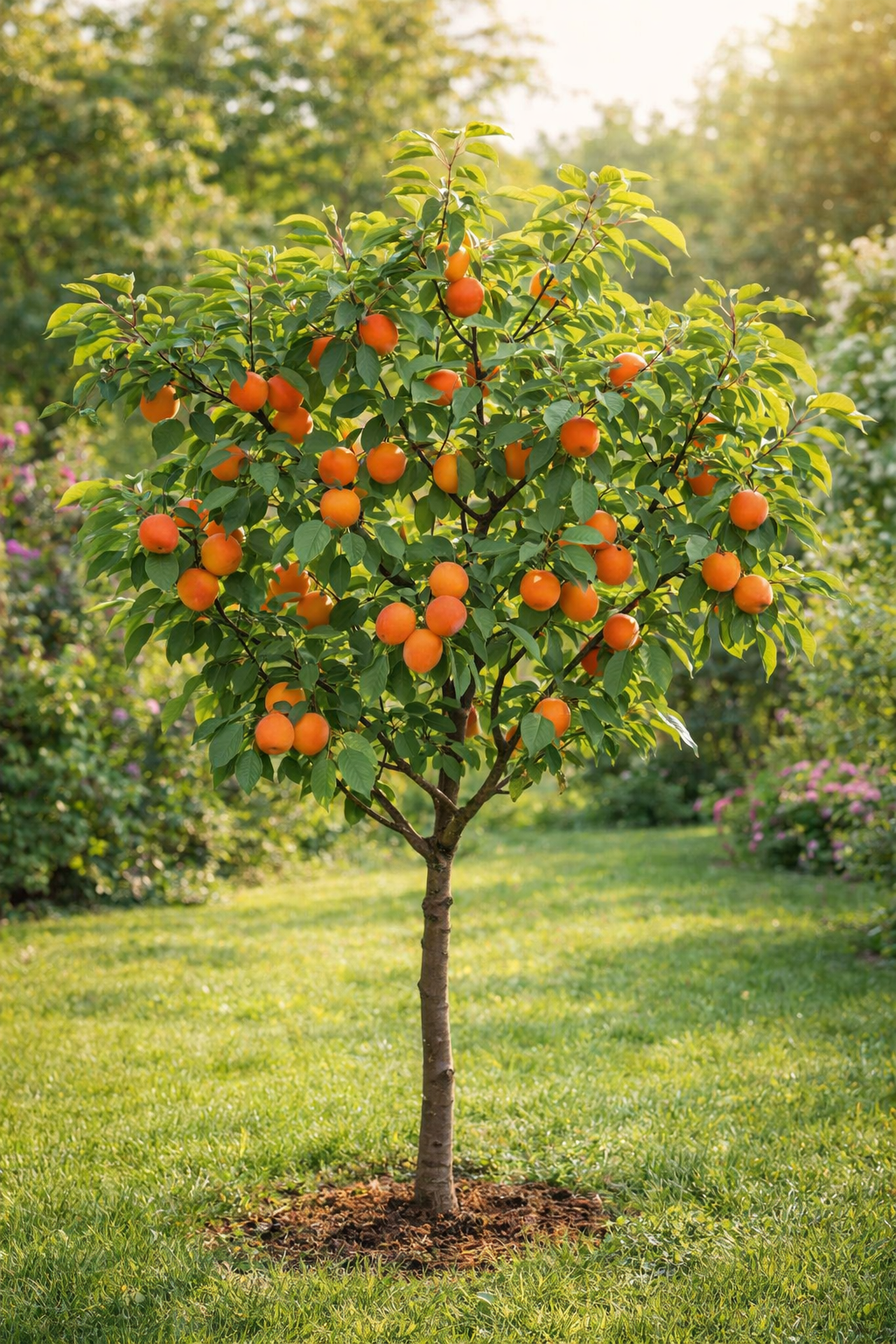 Aprikosenbaum Sungiant – Prunus armeniaca | Selbstfruchtende Aprikose 100–140 cm | Obstbaum für Garten & Kübel