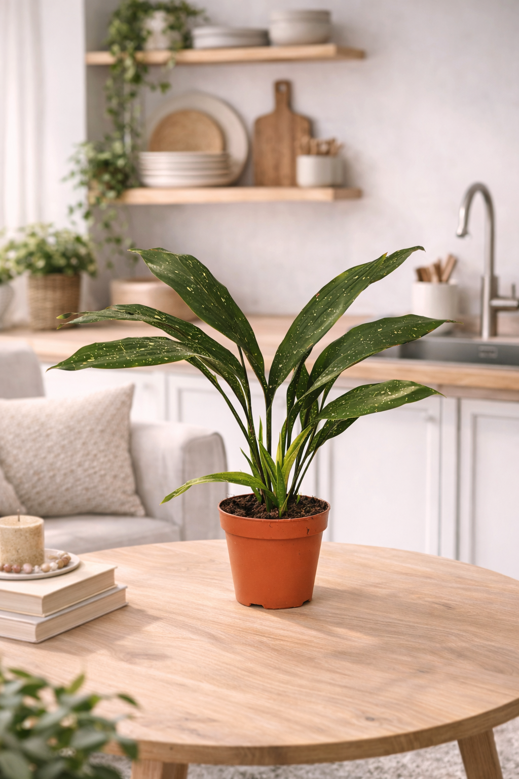 Aspidistra elatior Milky Way 50-60 cm – Schusterpalme mit Sternsprenkeln