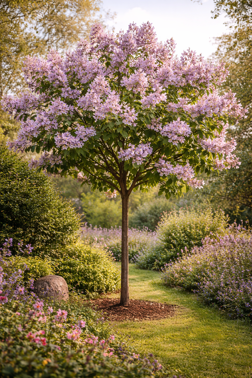 Blauglockenbaum ca. 180 cm Paulownia tomentosa Kaiserbaum winterhart schnellwachsender Zierbaum