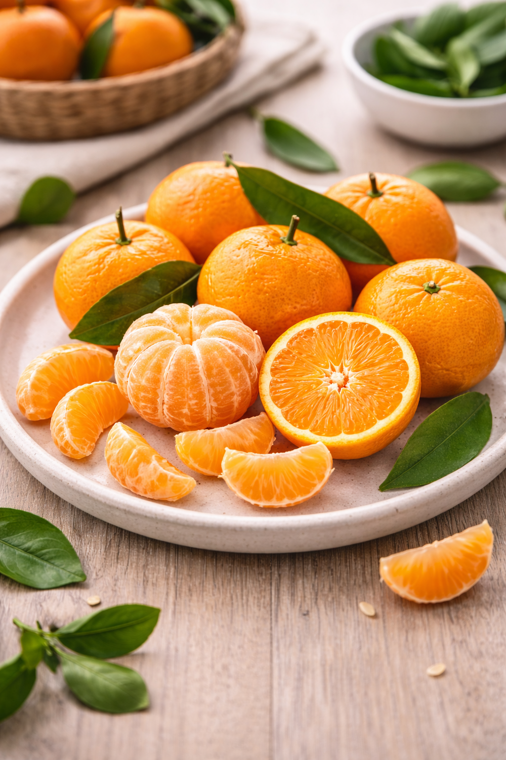 Satsuma Mandarine – Winterharte Mandarine Citrus unshiu – Satsumabaum Kübelpflanze ca 70–100 cm inkl Topf