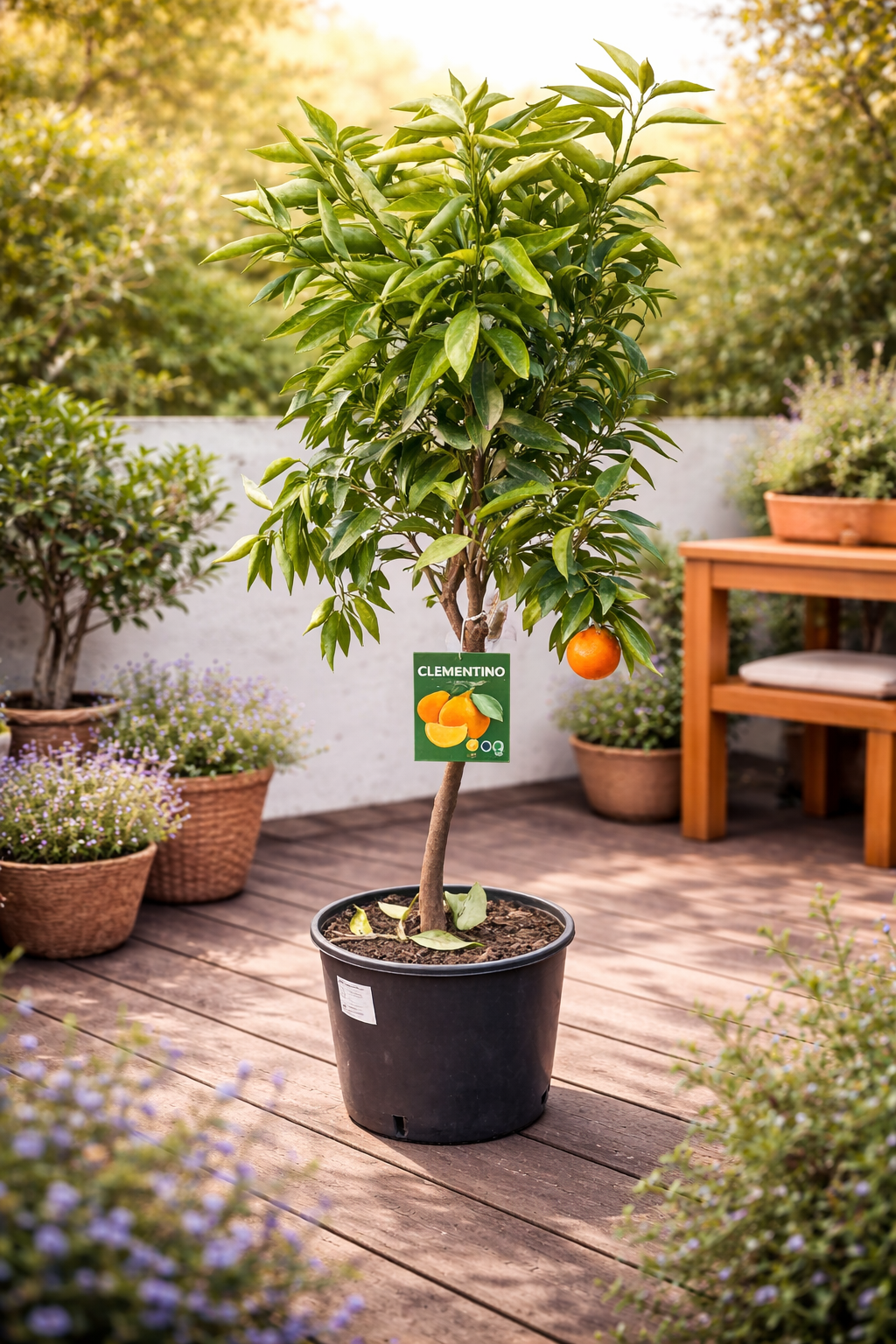 Clementinenbaum Citrus × clementina 130-170 cm – Winterharte Klementine für Garten & Kübel