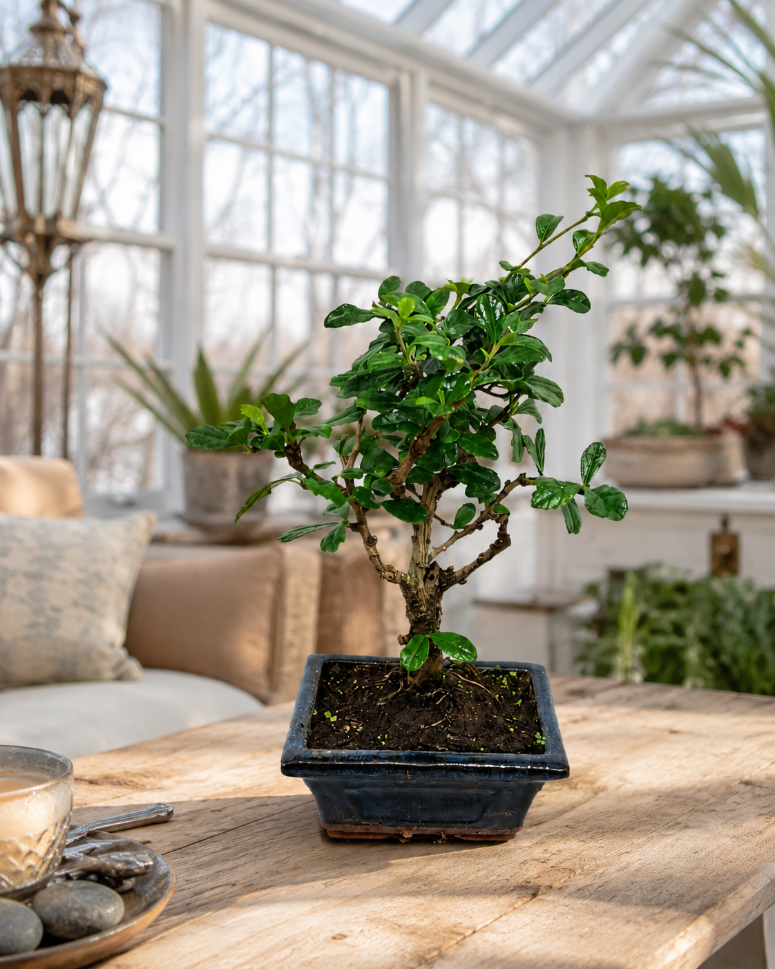 Carmona microphylla ca. 20 cm – Fukientee Bonsai Zimmerbonsai immergrün