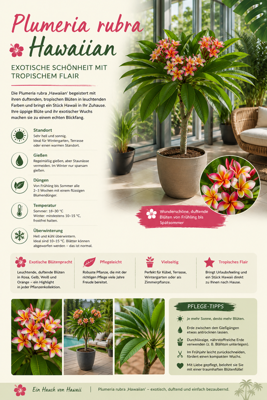 Plumeria 'Bordeaux' cca. 60 cm – Frangipánský chrámový strom | Exotická, voňavá havajská květina v květináči