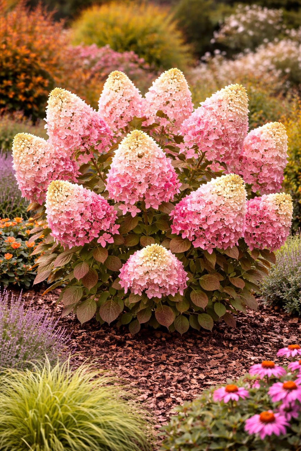 Rispenhortensie Hydrangea paniculata ‘Early Harry’ im 3L Topf – winterharte Zierpflanze für Garten & Terrasse