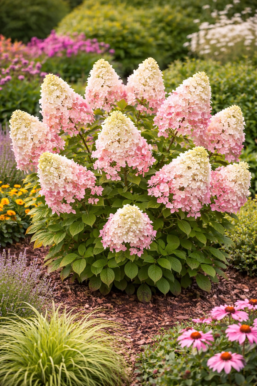Rispenhortensie Hydrangea paniculata ‘Early Harry’ im 3L Topf – winterharte Zierpflanze für Garten & Terrasse