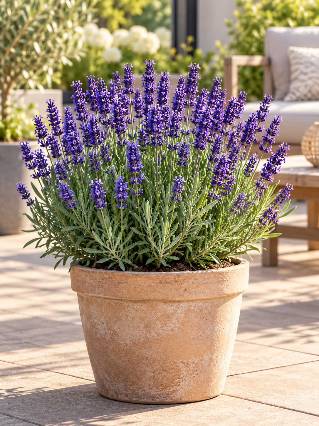 Lavendel ‘Hidcote’ 15–20 cm – Echter Lavendel, winterharte Duftpflanze für Garten, Balkon & Kübel