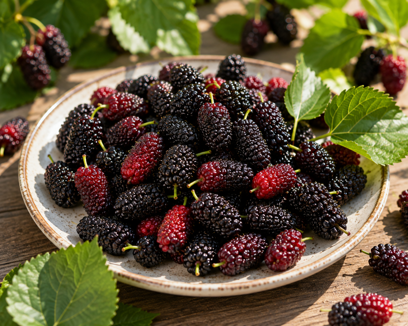 Moruše 'Mojo Berry' - zakrslá moruše - Morus rotundiloba 'Mojo Berry'