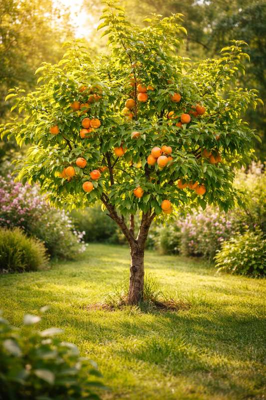 Aprikosenbaum Prunus armeniaca ‘Bulida’ – Winterharte Aprikose / Marille, Obstbaum 100–140 cm